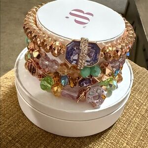 Bomb Party  A Hole Lotta Love Elegant Multi-Color Bracelet Set